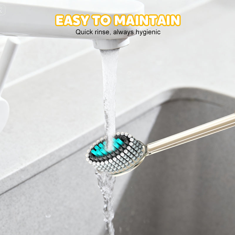 😍Buy 2 Get 1 Free😍Three-layer bristles for comprehensive oral hygiene|Ultra Soft Toothbrushes for Adults