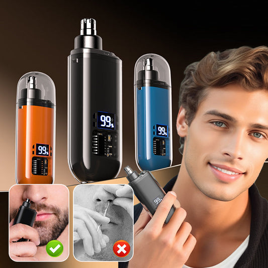 👃 Smart Electric Nose Hair Trimmer | HALF PRICE 50% OFF! | Painless Grooming & Waterproof Design | Perfect Personal Care Gift
