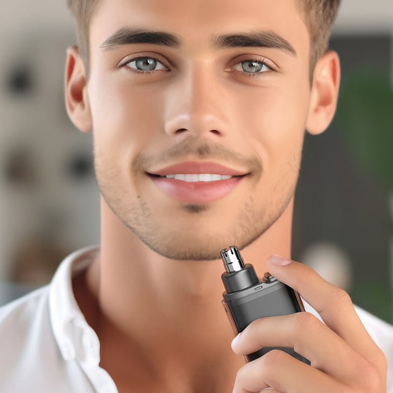 👃 Smart Electric Nose Hair Trimmer | HALF PRICE 50% OFF! | Painless Grooming & Waterproof Design | Perfect Personal Care Gift