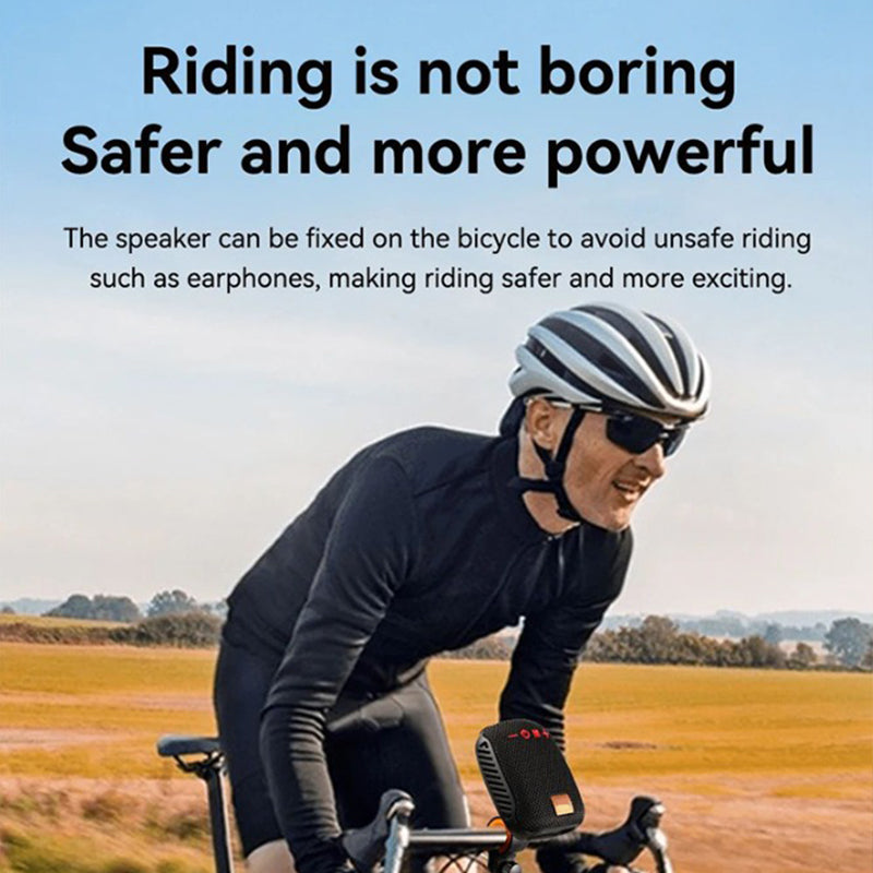 🔈🔈50% OFF🚲Bluetooth sports speaker for bicycles – IPX5 waterproof, TWS & MicroSD card support 🚴‍♂️🔊