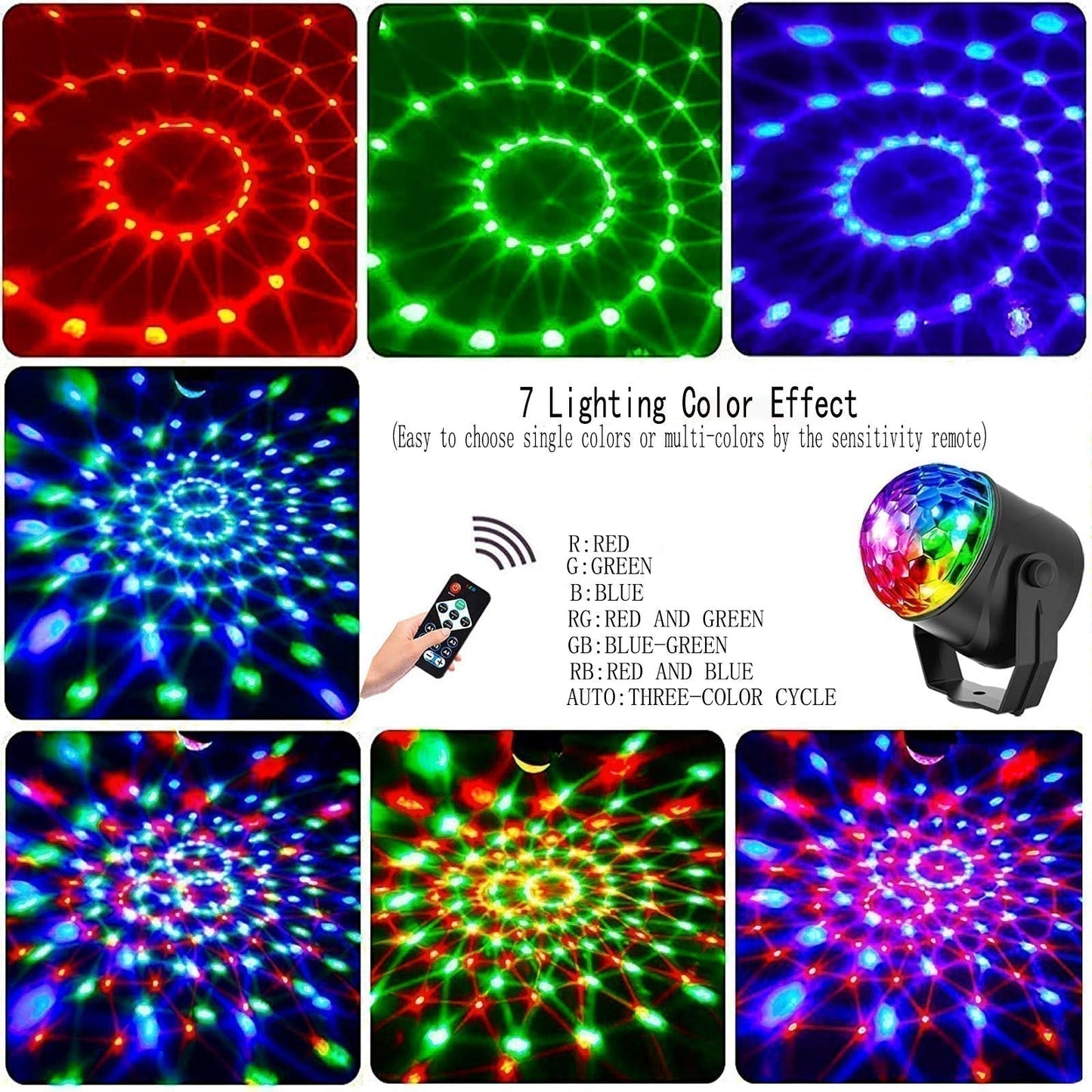 🎄 FESTIVE FEAST DEAL! 47% OFF 🔥Colorful Rotating Magic Disco Ball Light