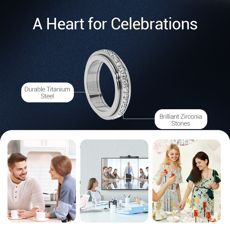 💖 Find Your Calm, One Spin at a Time. | The Rotating Mindfulness Ring.