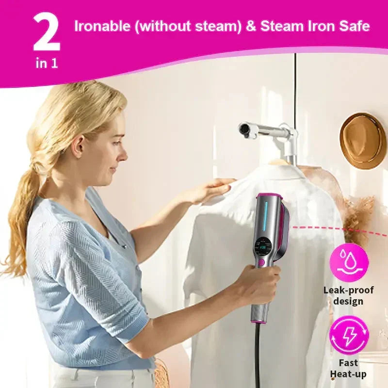 💨💞2026 HOT SALE 50% OFF! 🧺Garment Steamer for Clothes Portable Travel Clothing Steamer Iron📍GB