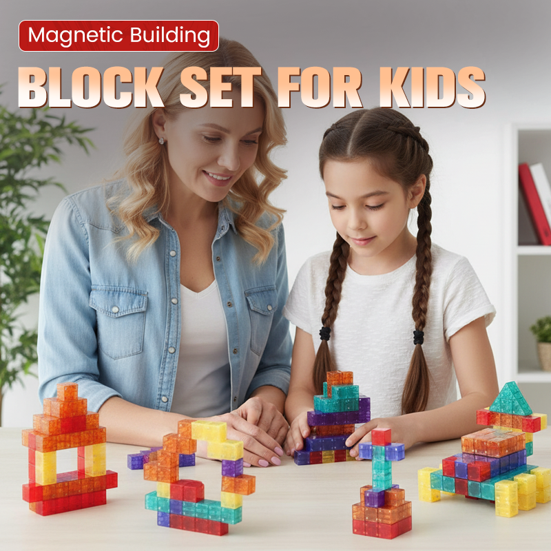 🥳2026 HOT SALE🥳💞50K+ SOLD!🔵🟡 50% OFF! Magnetic Building Set – Learn geometry & spatial skills. 6‑sided magnets, see‑through colors. A gift that grows brains! 🧠✨