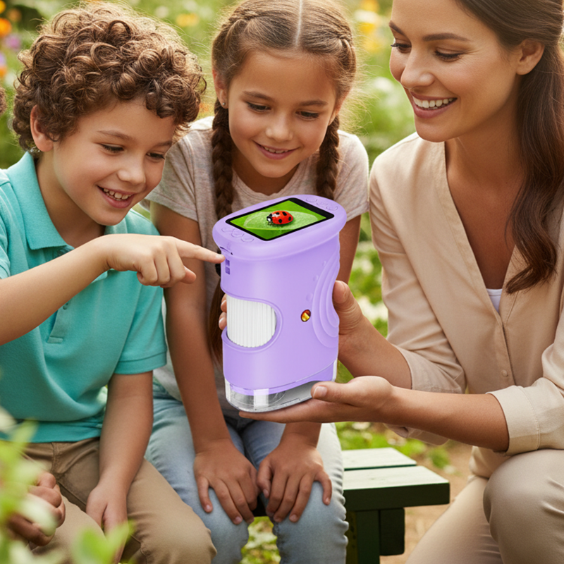 🎁Free Shipping + 50% OFF 🔥Handheld Pocket Microscope for Kids-Nature teaches children best🐛