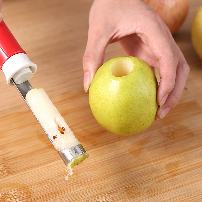 🛒⚡HOT SALE £8.59💥Stainless Steel Fruit Corer & Peeler 2-in-1 🔥