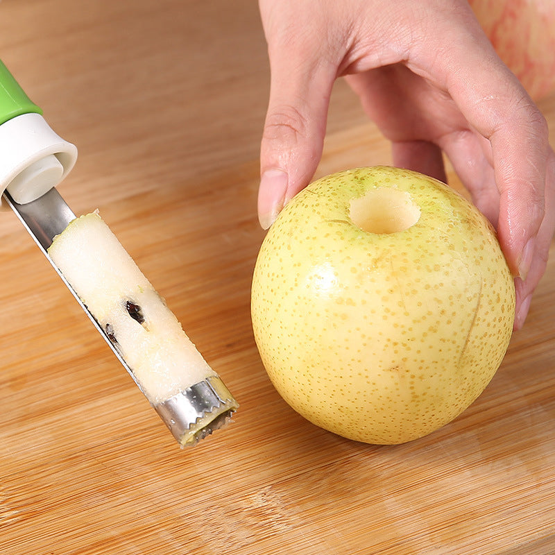 🛒⚡HOT SALE £8.59💥Stainless Steel Fruit Corer & Peeler 2-in-1 🔥