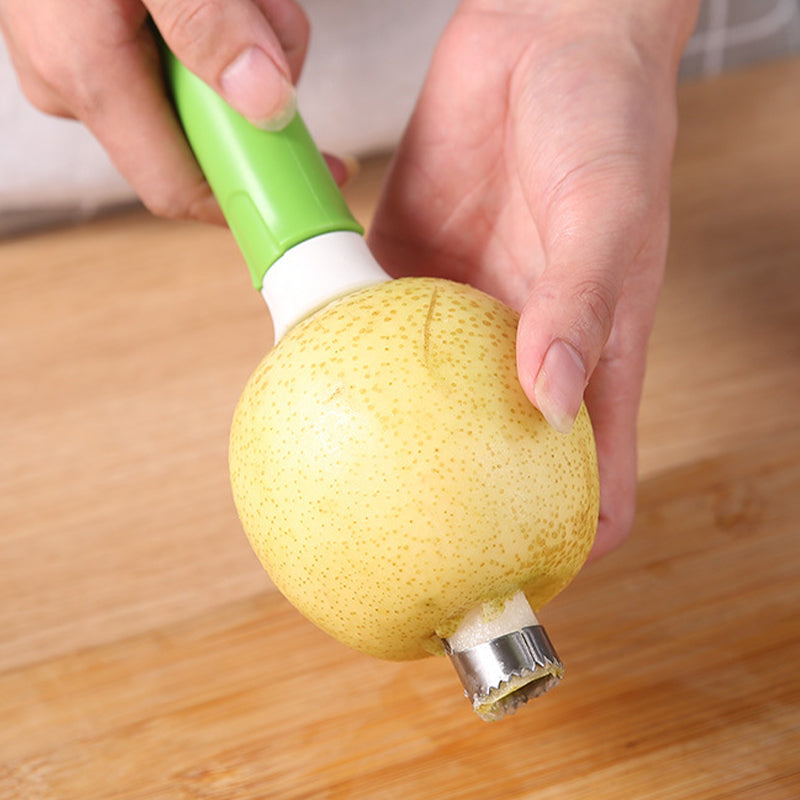 🛒⚡HOT SALE £8.59💥Stainless Steel Fruit Corer & Peeler 2-in-1 🔥