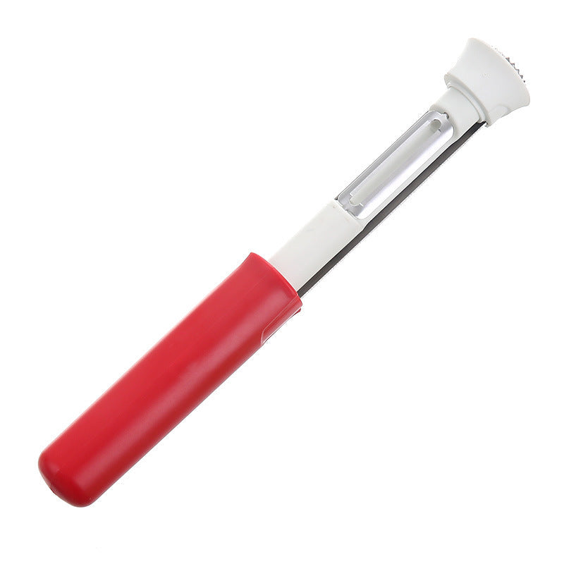 🛒⚡HOT SALE £8.59💥Stainless Steel Fruit Corer & Peeler 2-in-1 🔥