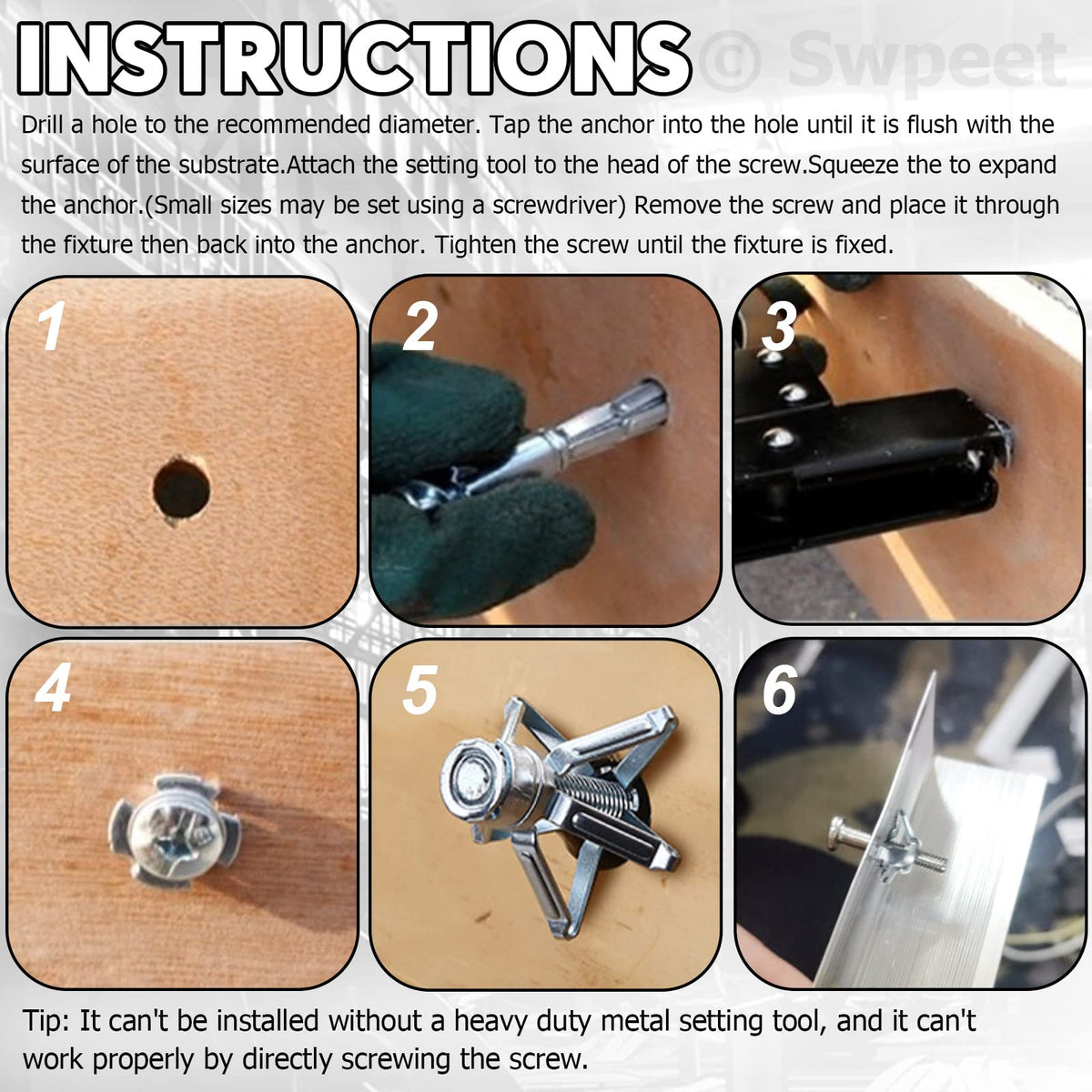 🔧Hot Sale-Expansion Screw Petal Nut