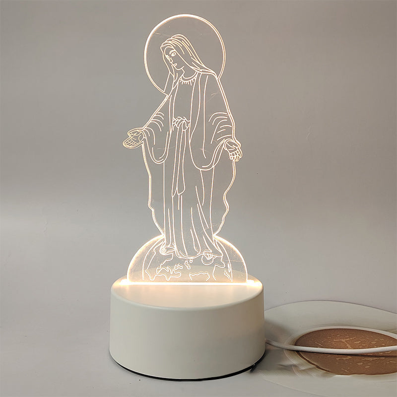🎄Christmas Sale 60% OFF🔥Jesus 3D Night Lamp & Religious Gifts