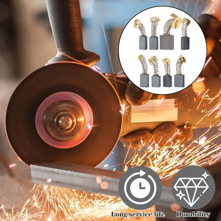 🔧 Electric Tools Carbon Brush Replacement Set | Christmas SALE 50% OFF | Universal Fit for Drills, Grinders & Saws | Essential Maintenance Kit for DIYers & Pros 🎄✨
