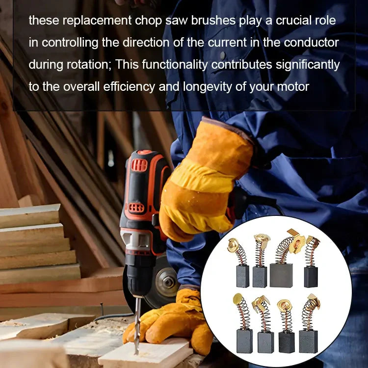 🔧 Electric Tools Carbon Brush Replacement Set | Christmas SALE 50% OFF | Universal Fit for Drills, Grinders & Saws | Essential Maintenance Kit for DIYers & Pros 🎄✨