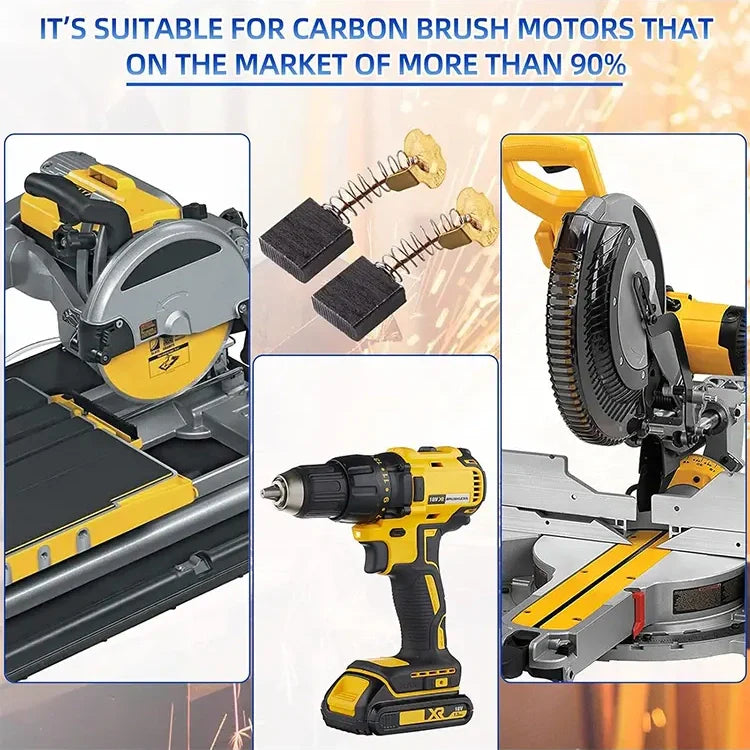 🔧 Electric Tools Carbon Brush Replacement Set | Christmas SALE 50% OFF | Universal Fit for Drills, Grinders & Saws | Essential Maintenance Kit for DIYers & Pros 🎄✨