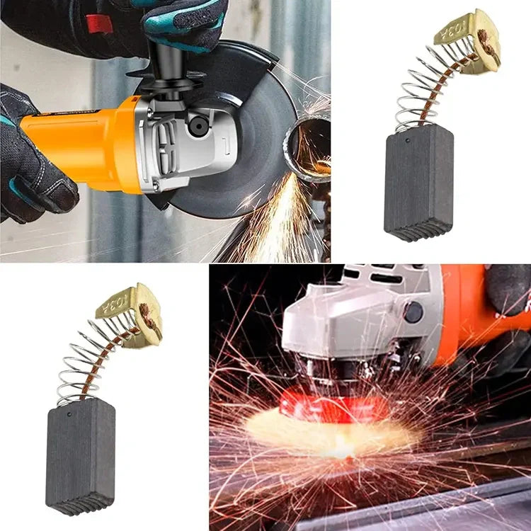 🔧 Electric Tools Carbon Brush Replacement Set | Christmas SALE 50% OFF | Universal Fit for Drills, Grinders & Saws | Essential Maintenance Kit for DIYers & Pros 🎄✨