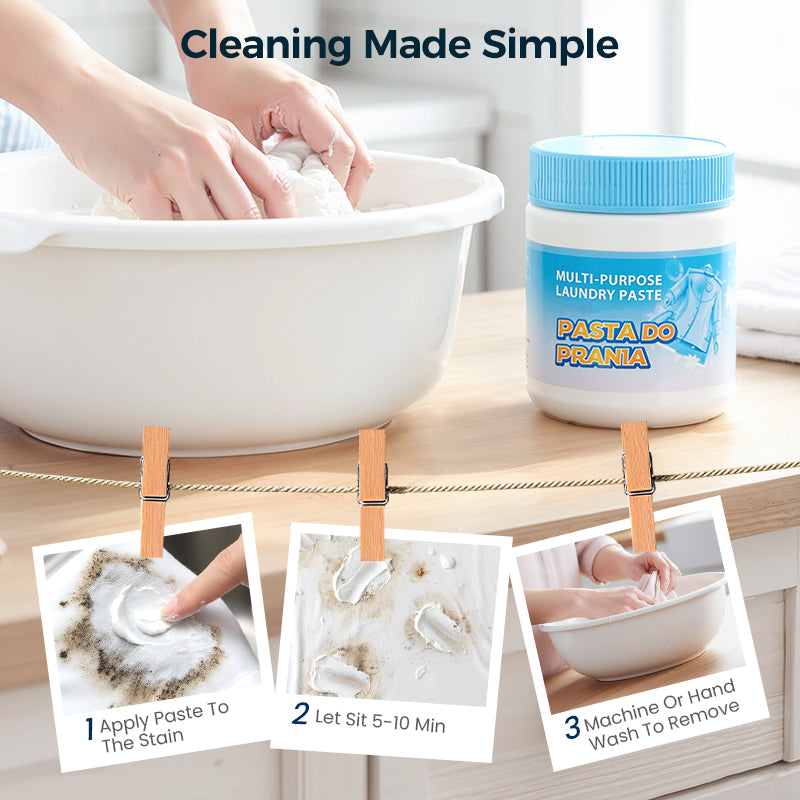 ✨ Multi-Purpose Deep Cleaning Laundry Paste | Year-End Mega Sale 44% OFF | Removes Stains, Odors & Brightens Colors | Eco-Friendly & Gentle on Fabrics 🧼🚀