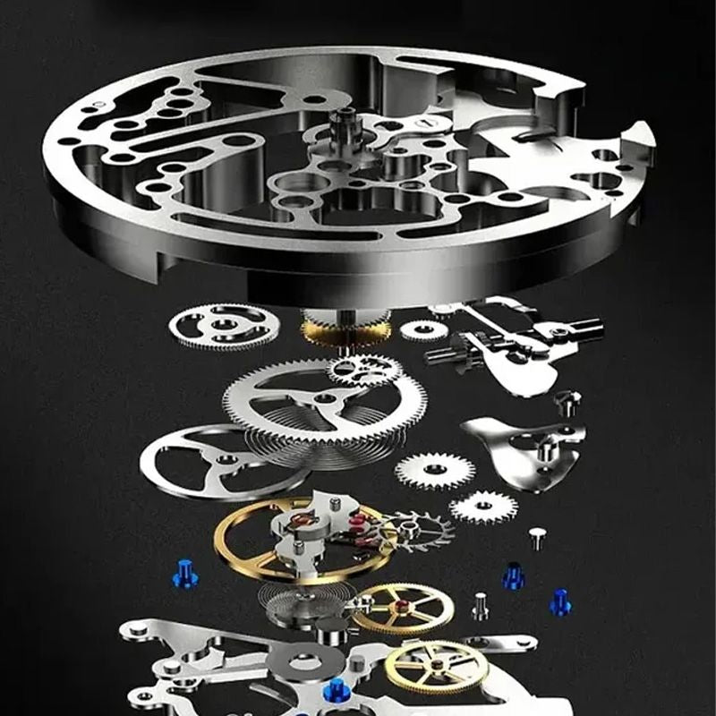 ⌚Time-Limited 60% OFF NOW! 🔥Men's Waterproof Roman Skeleton Automatic Mechanical Watch