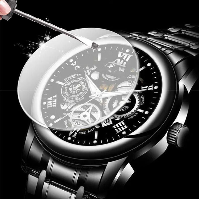 ⌚Time-Limited 60% OFF NOW! 🔥Men's Waterproof Roman Skeleton Automatic Mechanical Watch