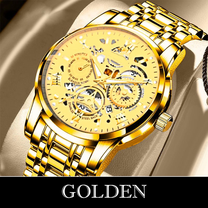 ⌚Time-Limited 60% OFF NOW! 🔥Men's Waterproof Roman Skeleton Automatic Mechanical Watch