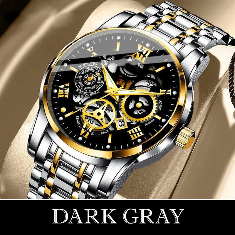 ⌚Time-Limited 60% OFF NOW! 🔥Men's Waterproof Roman Skeleton Automatic Mechanical Watch