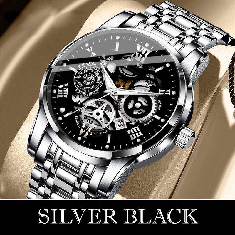 ⌚Time-Limited 60% OFF NOW! 🔥Men's Waterproof Roman Skeleton Automatic Mechanical Watch