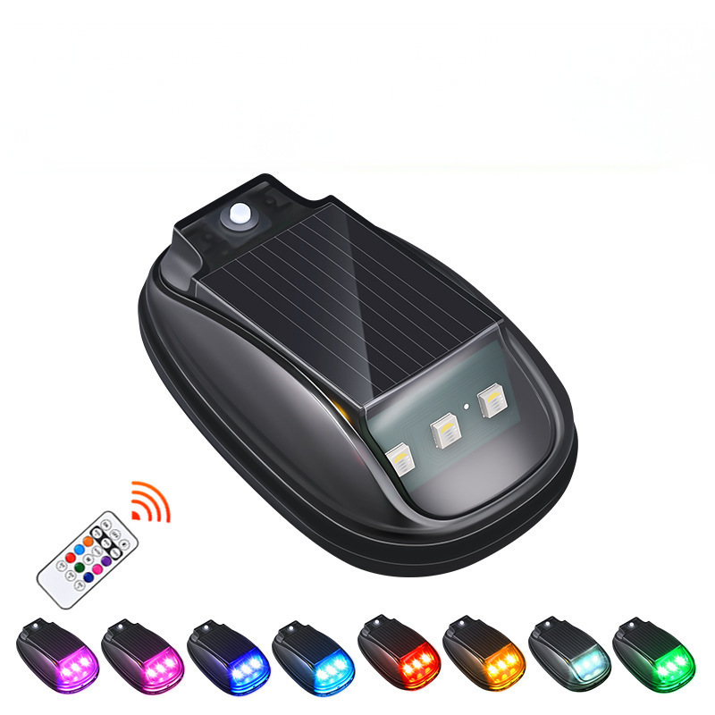 ⏳Limited-time 50% off⏰Waterproof Solar Car Roof Light with Remote🚗🔦