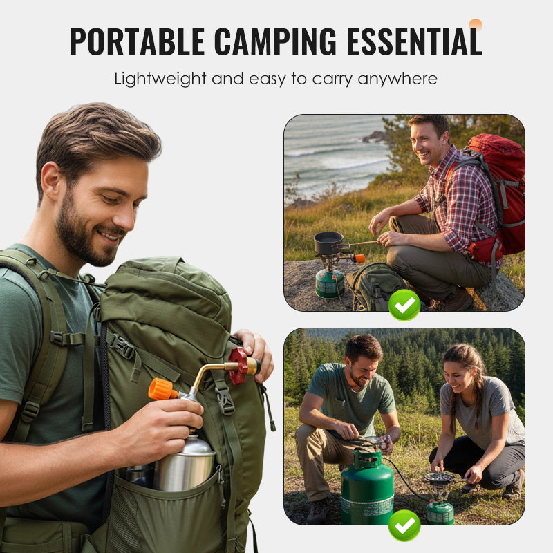 📢 BUY 2 GET 1 FREE! 🔥 Outdoor Gas Canister Refill Adapter – Leak-Proof Safe Transfer, Universal Fit & Durable Tool 🛠️⛺