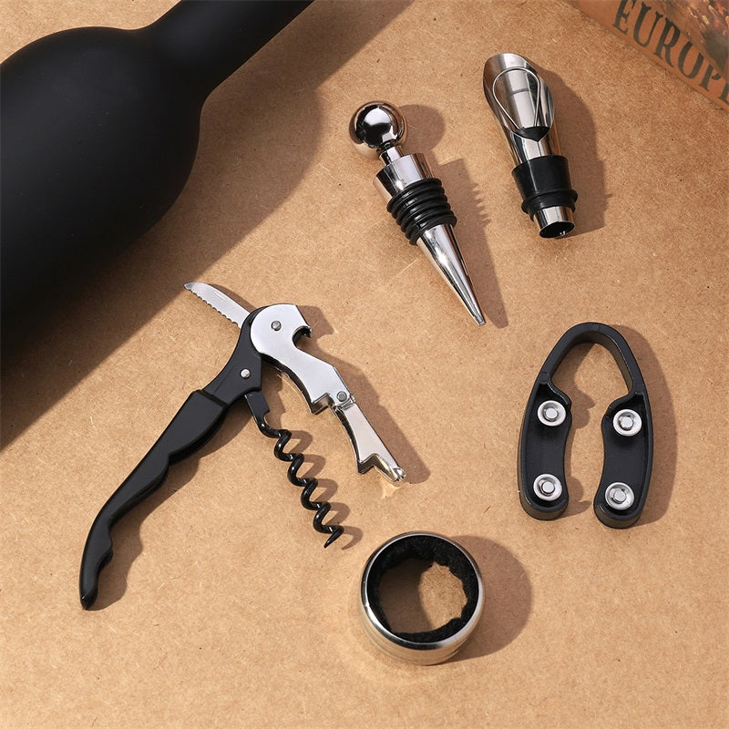 🍷 Deluxe Wine Opener Gift Set | LIMITED-TIME 50% OFF | 500g+ Premium Kit with Accessories | Perfect Heavyweight Gift for Wine Lovers & Connoisseurs 🎄✨