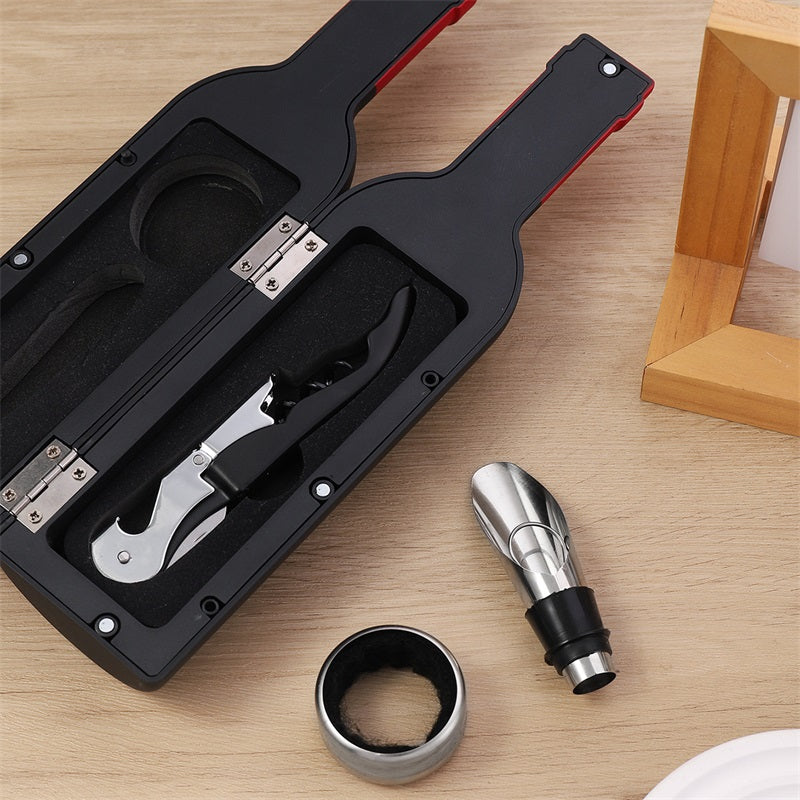 🍷 Deluxe Wine Opener Gift Set | LIMITED-TIME 50% OFF | 500g+ Premium Kit with Accessories | Perfect Heavyweight Gift for Wine Lovers & Connoisseurs 🎄✨