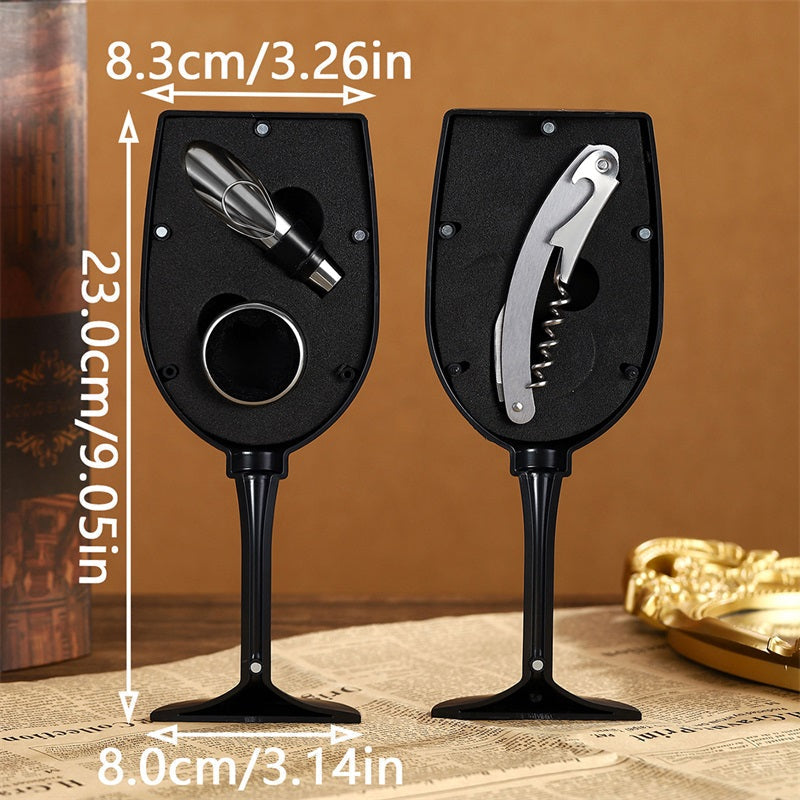 🍷 Deluxe Wine Opener Gift Set | LIMITED-TIME 50% OFF | 500g+ Premium Kit with Accessories | Perfect Heavyweight Gift for Wine Lovers & Connoisseurs 🎄✨