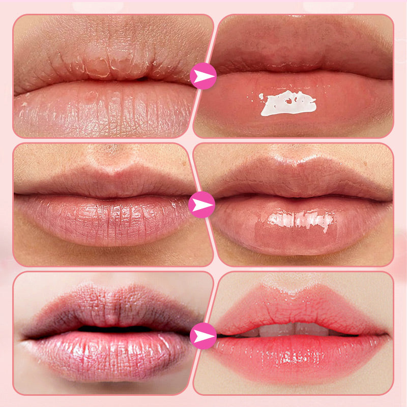 💋 pH-Adaptive Lip Oil | Christmas SALE 50% OFF | Custom Color & Intense Moisture, Lightweight & Non-Sticky | Choose Amber Glaze or Strawberry Gum Shade 🎄✨