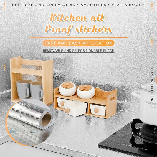 🏆Buy More Sve More🎁Kitchen Peel And Stick Wallpaper Backsplash Waterproof Kitchen Stickers