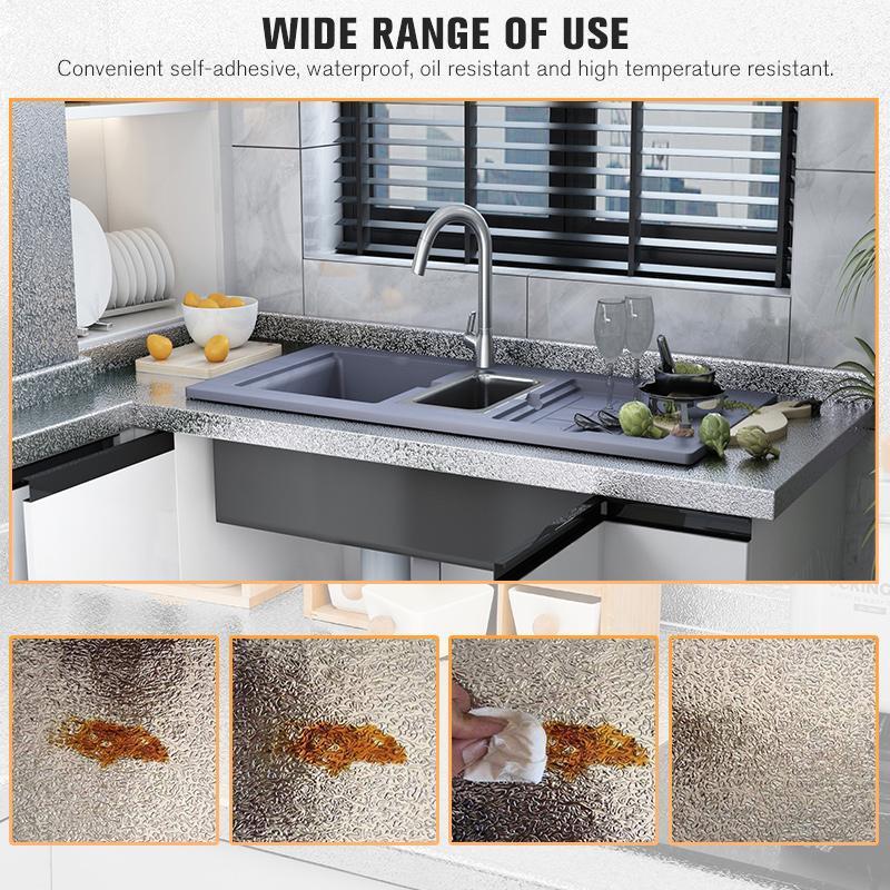 🏆 Last Day Special Price £9.99 ! 🔥Buy More Sve More🎁Kitchen Peel And Stick Wallpaper Backsplash Waterproof Kitchen Stickers