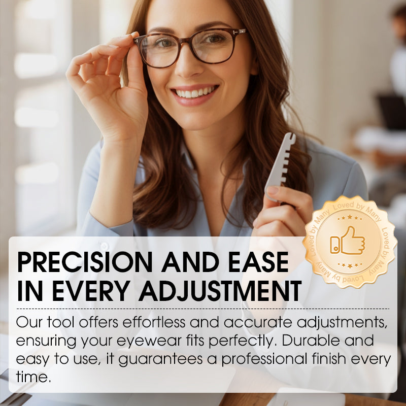 👓 Eyeglass Frame Adjustment Tool | Christmas SALE 65% OFF | Repair Kit for Temples, Nose Pads & Lens Alignment | Essential Optician Gift for Glasses Care 🎄✨