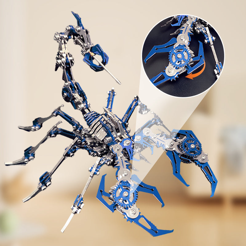 🛠️ 49% OFF NOW! 🦂 3D Scorpion Metal Puzzle – Mechanical Assembly Model, Challenging & Decorative 🧩⚙️