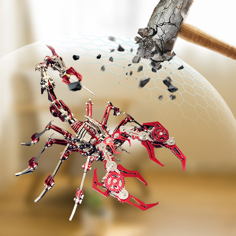 🛠️ 49% OFF NOW! 🦂 3D Scorpion Metal Puzzle – Mechanical Assembly Model, Challenging & Decorative 🧩⚙️