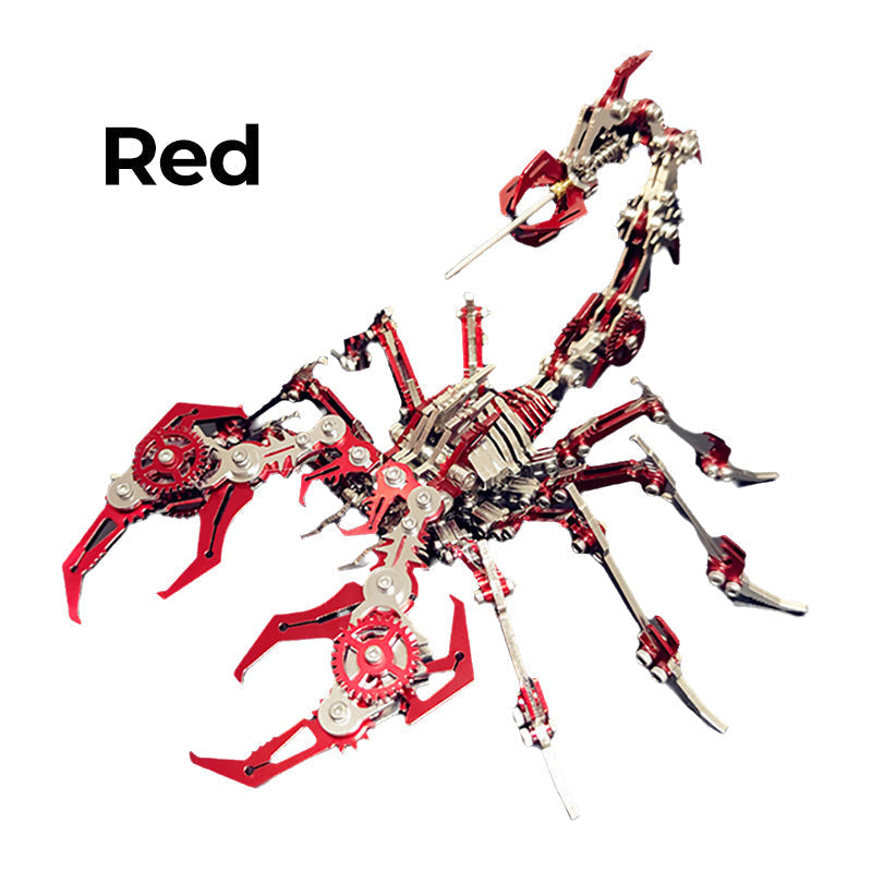 🛠️ 49% OFF NOW! 🦂 3D Scorpion Metal Puzzle – Mechanical Assembly Model, Challenging & Decorative 🧩⚙️