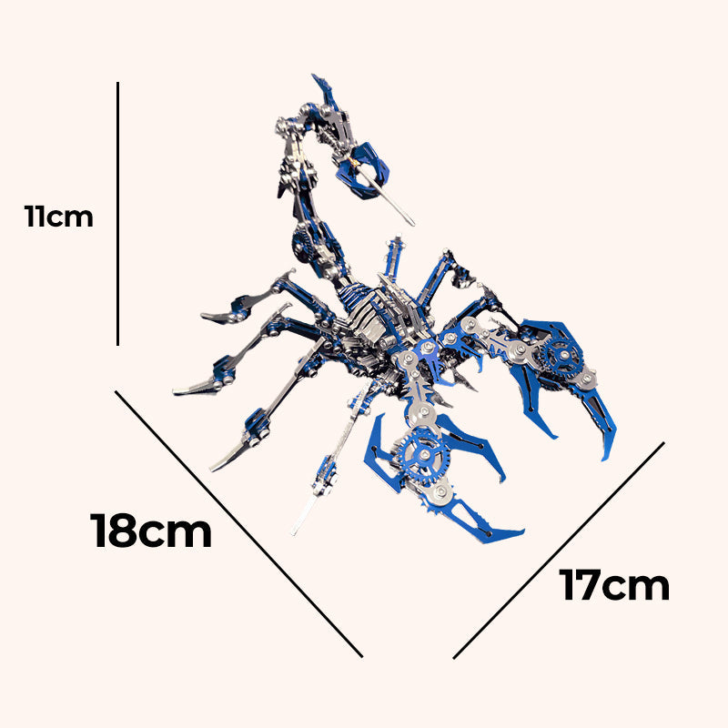 🛠️ 49% OFF NOW! 🦂 3D Scorpion Metal Puzzle – Mechanical Assembly Model, Challenging & Decorative 🧩⚙️