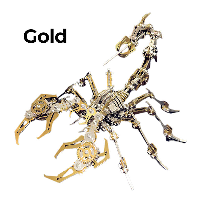 🛠️ 49% OFF NOW! 🦂 3D Scorpion Metal Puzzle – Mechanical Assembly Model, Challenging & Decorative 🧩⚙️