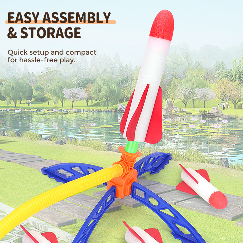 🚀 LED Stomp Rocket Launcher | Christmas SALE 50% OFF | STEM Outdoor Toy with Motion-Activated Lights & Physics Launch | Perfect Gift for Active Kids & Family Fun 🎄✨