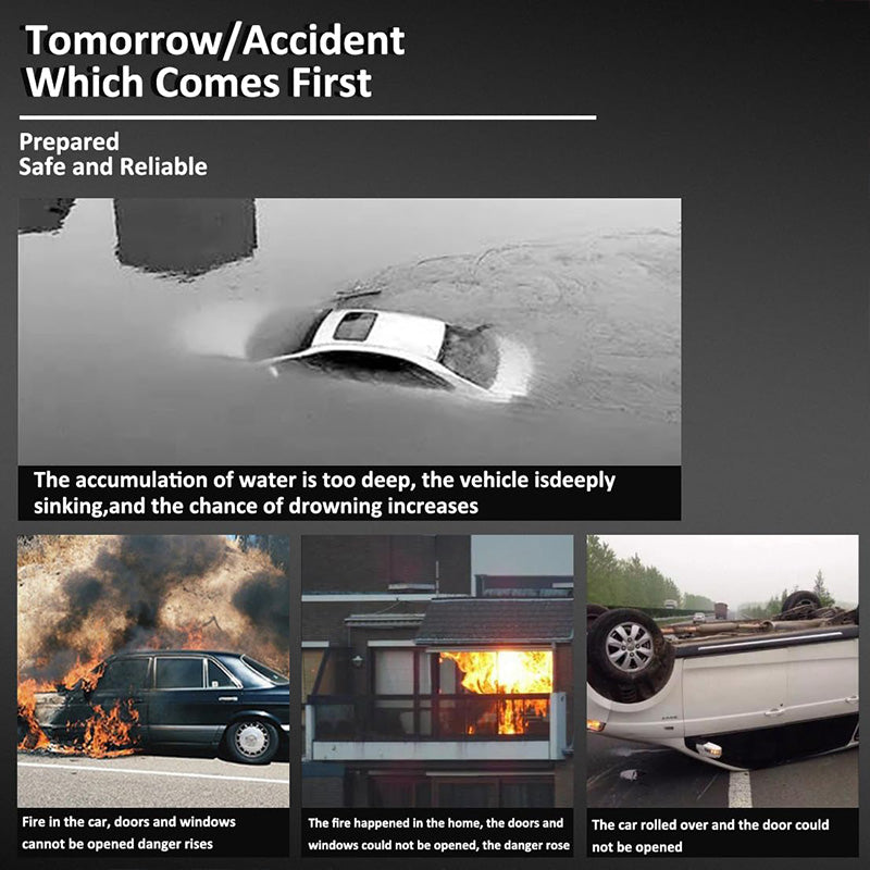 🚨 Upgraded Emergency Car Hammer | 2026 New Upgrade Trial Offer 35% OFF | Shatter Windows & Cut Seatbelts Instantly | High-Grade Life-Saving Tool for Every Driver 🚗✨