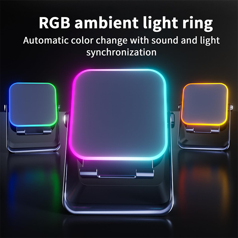 🔊 5-in-1 Wireless Bluetooth Speaker | 2026 Upgrade Trial 50% OFF | Induction Charging + Adjustable Phone Stand + Hi-Fi Sound | All-in-One Desk & Travel Companion 🚀✨