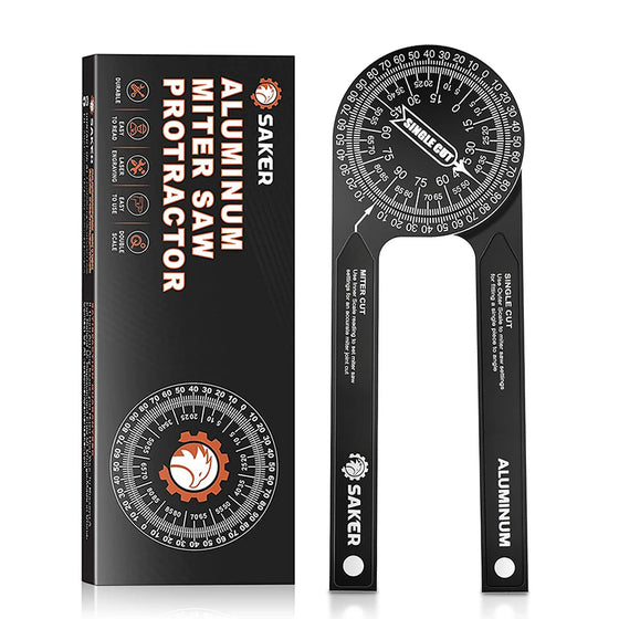 📐 Perfect Mitre Joints Every Time – 7" Aluminium Angle Finder for Mitre Saws. No More Guesswork. UK Stock