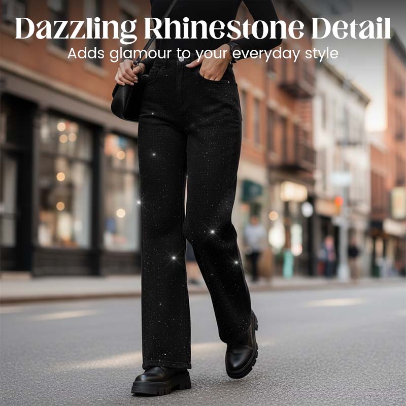 💜Women’s Stylish Rhinestone Embellished Jeans💜