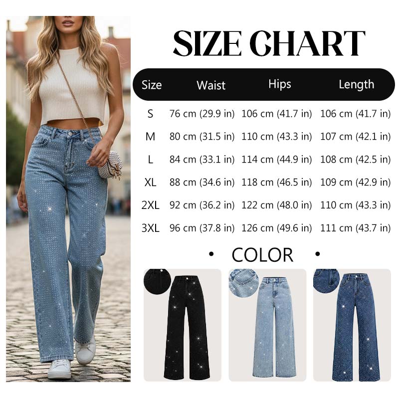 💜Women’s Stylish Rhinestone Embellished Jeans💜