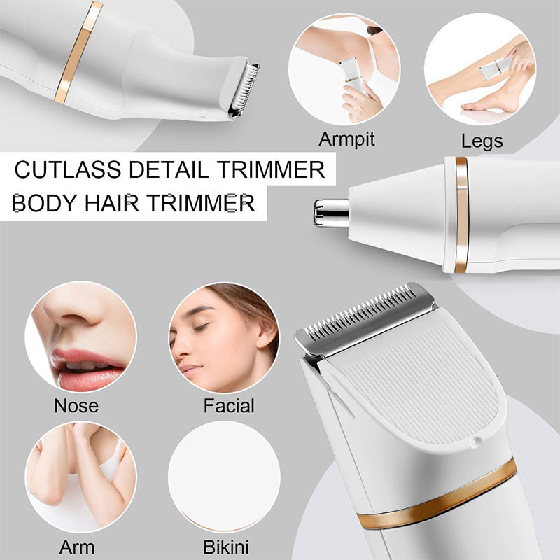 3-in-1 Electric Beard Trimmer with Base