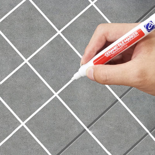 🔧Buy 1, get 4 total 🎉 Ceramic Tile Grout Pen – Mold-Resistant, Waterproof & Permanent Finish 🛡️📦