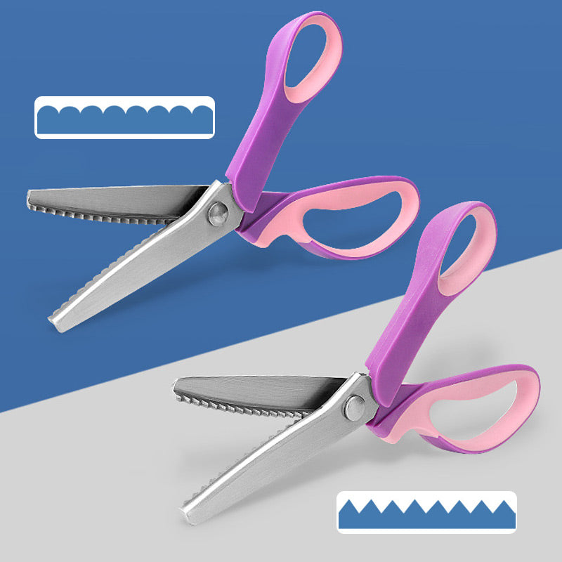 🧵 Cut Through Layers Without Hand Strain – Premium Stainless Steel Pinking Shears. Ergonomic Soft-Grip. Free UK Delivery