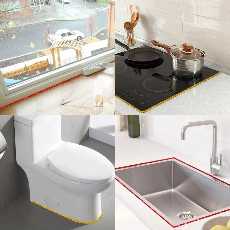 🏡🌸BUY 1 GET 1 FREE ONLY￡9.99🌸💖Ceramic Tile Gap Mildewproof Waterproof Self-Adhesive Caulk Strip