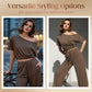 🌸Spring Pre-sale💐Women's Off-Shoulder Top & Pants 2-Piece Set